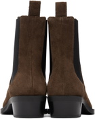 Proenza Schouler Brown Bronco Chelsea Boots