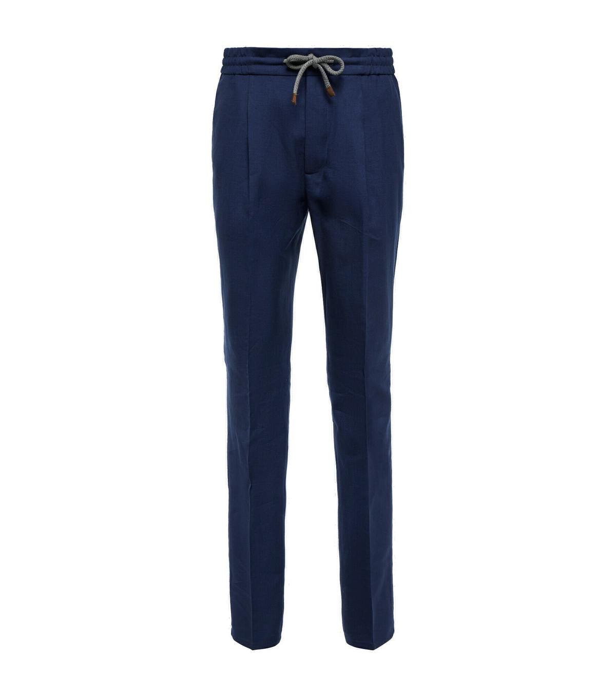 Brunello Cucinelli Beige Linen Casual Pants