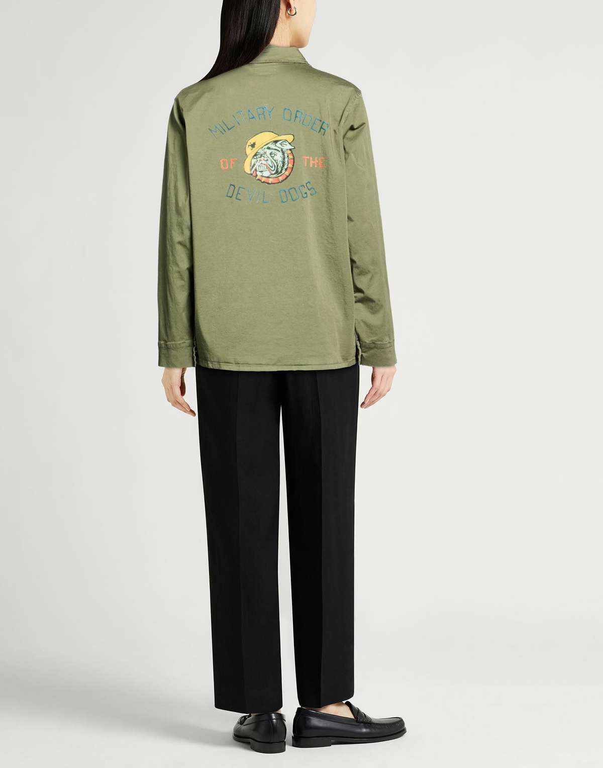 Crossley Womens Jacket Military in Green