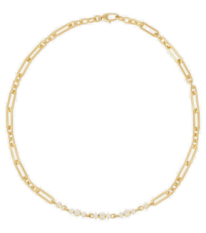 Photo: Jade Trau Paige 18kt gold chain necklace with diamonds