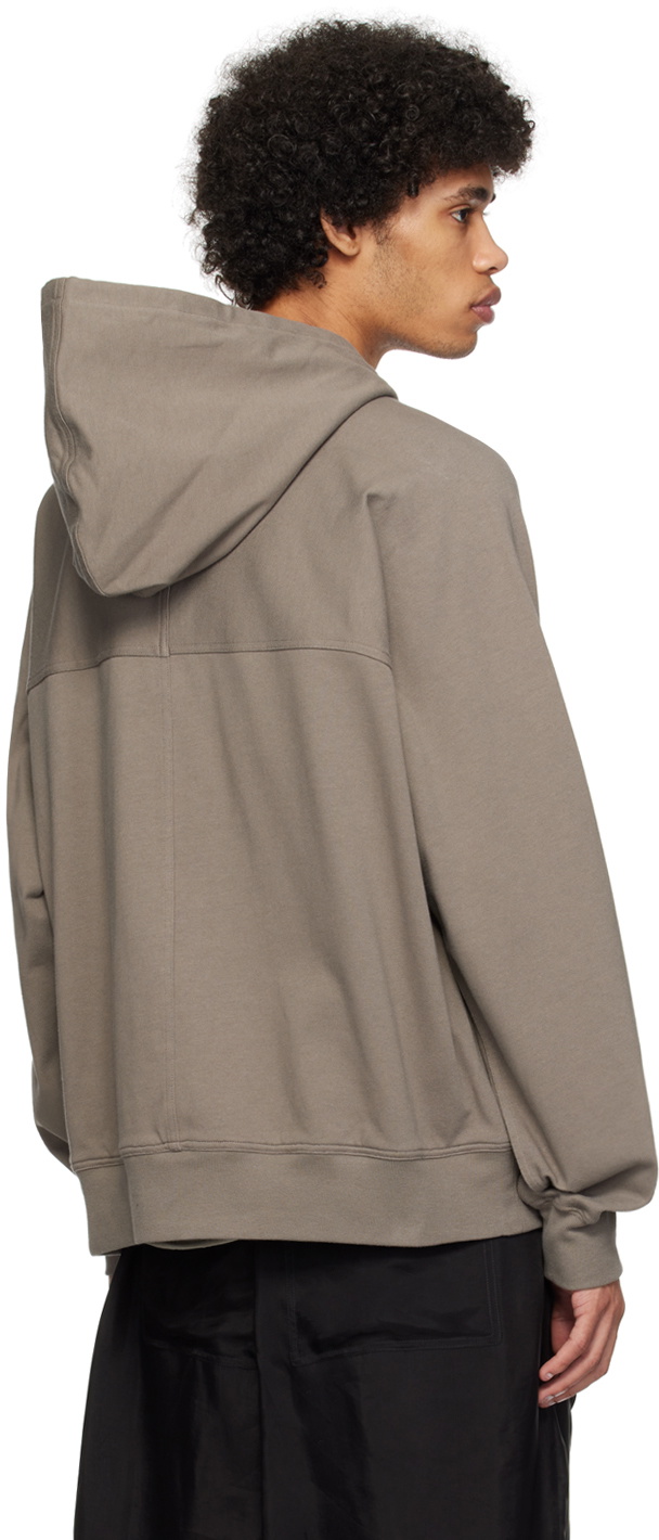 Rick Owens Gray Windbreaker Hoodie Rick Owens Rick Owens Gray Windbreaker Hoodie Rick Owens