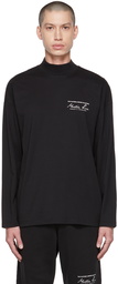 Martine Rose Black Printed Long Sleeve T-Shirt