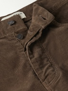 Nili Lotan - Billie Straight-Leg Cotton-Corduroy Trousers - Brown