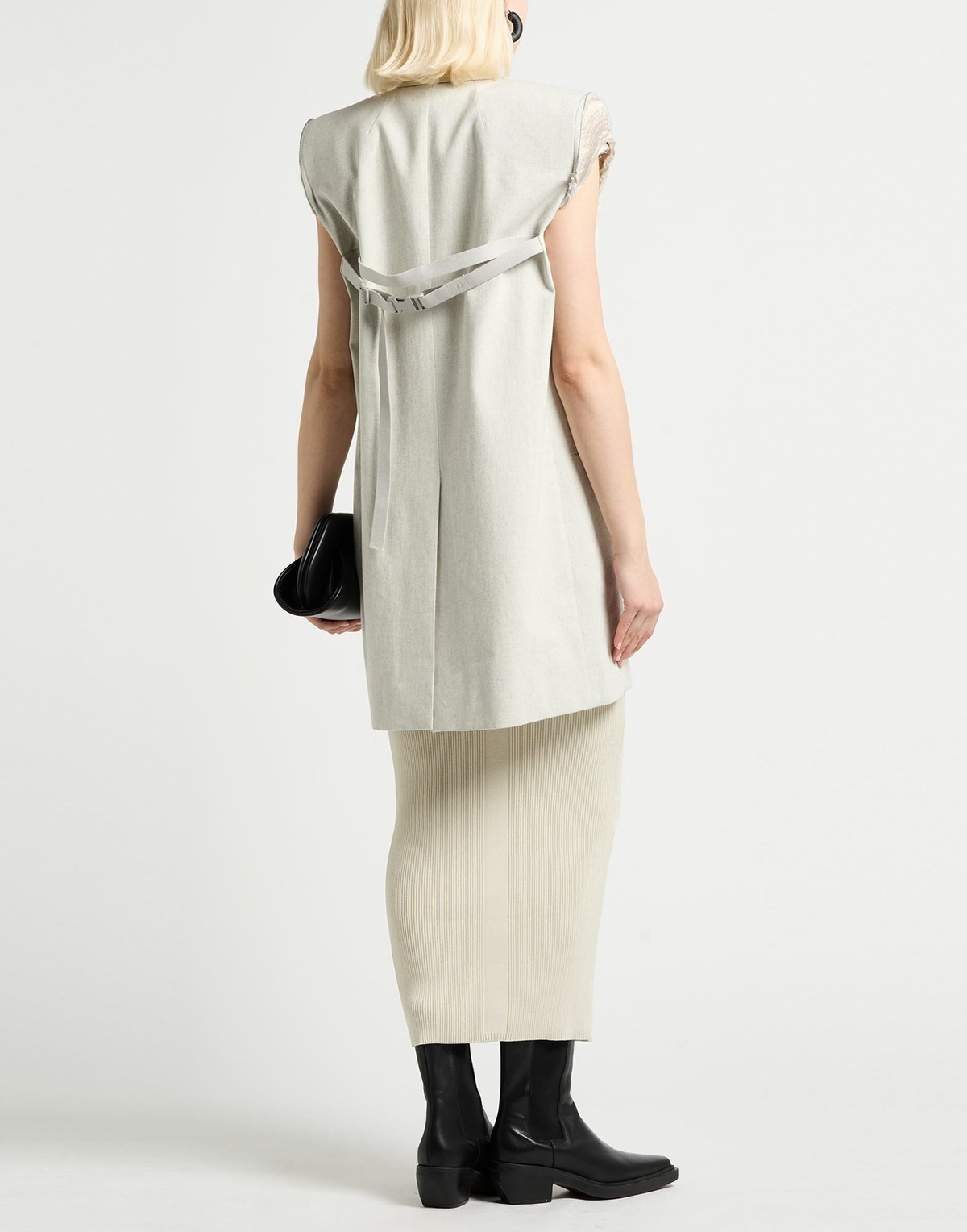 Rick Owens Womens Blazer Light in Grey