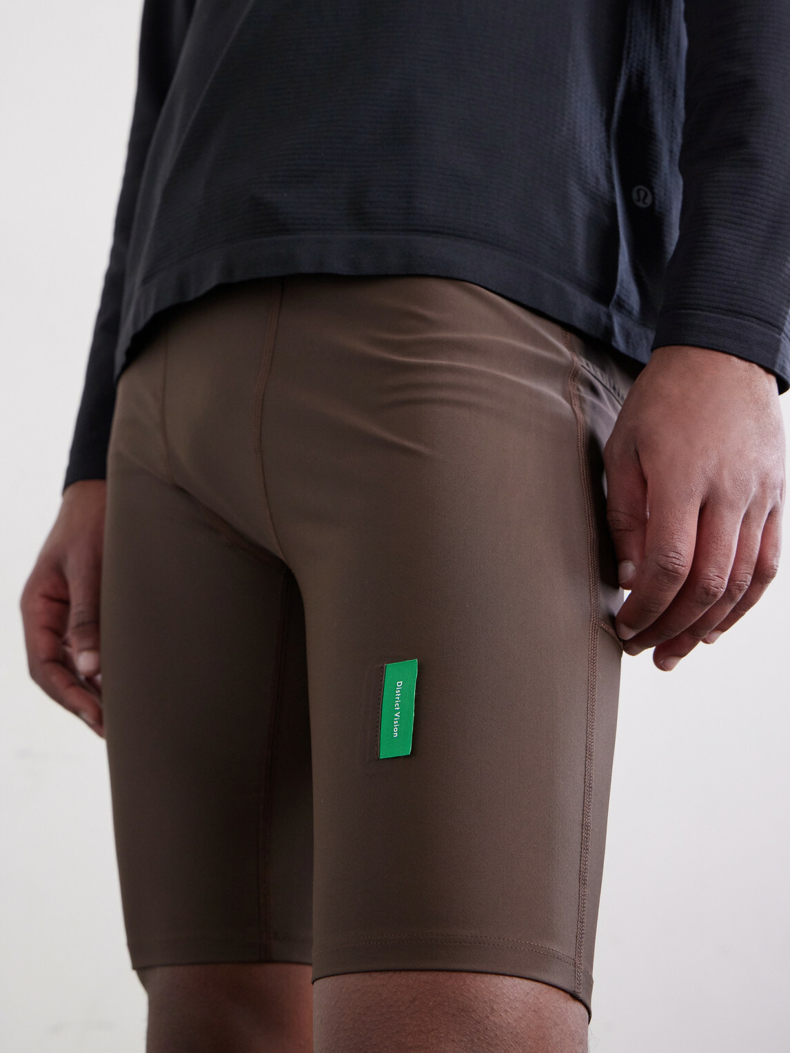DISTRICT VISION - Maurten Slim-Fit 9'' Recycled Stretch Running Shorts - Brown