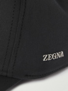 Zegna - Logo-Appliquéd Cotton-Blend Twill Baseball Cap - Black