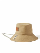 Loewe - Paula's Ibiza Cotton-Canvas Bucket Hat - Neutrals