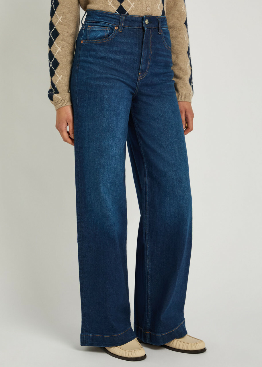 Reformation Bex Wide-leg Jeans Denim
