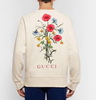 Gucci - Printed Loopback Cotton-Jersey Sweatshirt - Men - Off-white