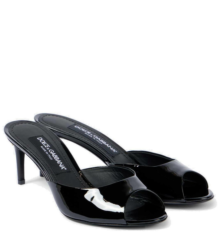 Photo: Dolce&Gabbana Patent leather sandals