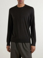 Zegna - Cashmere and Silk-Blend Sweater - Brown