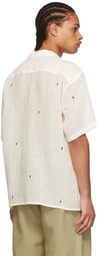 Kuro Off-White Paisley Shirt