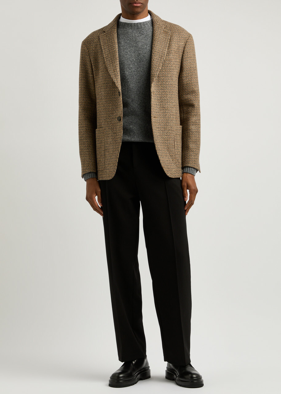 Officine Générale Seamless Wool Jumper Grey