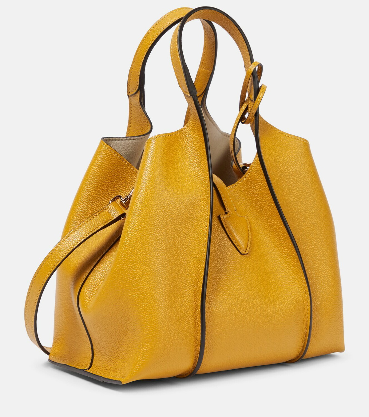 トートバッグ BOYY Mustard leather Lotus 12 handbag (CR24LOT12RIO 0BAM) BOYY Brown Lotus 12 Bag BOYY
