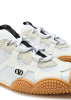 Valentino Garavani Amphibia Panelled Mesh Sneakers White