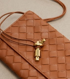 Bottega Veneta Andiamo Intrecciato leather pouch