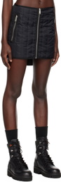 Heron Preston Black Ex-Ray Miniskirt
