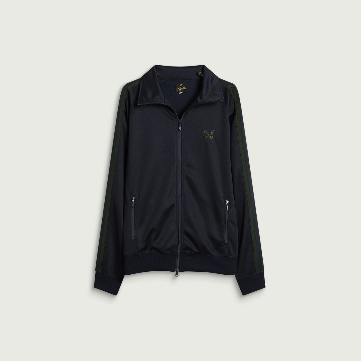 Needles Men's Poly Smooth Track Jacket in Navy