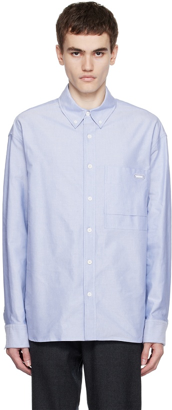 Photo: Solid Homme Blue Pocket Shirt
