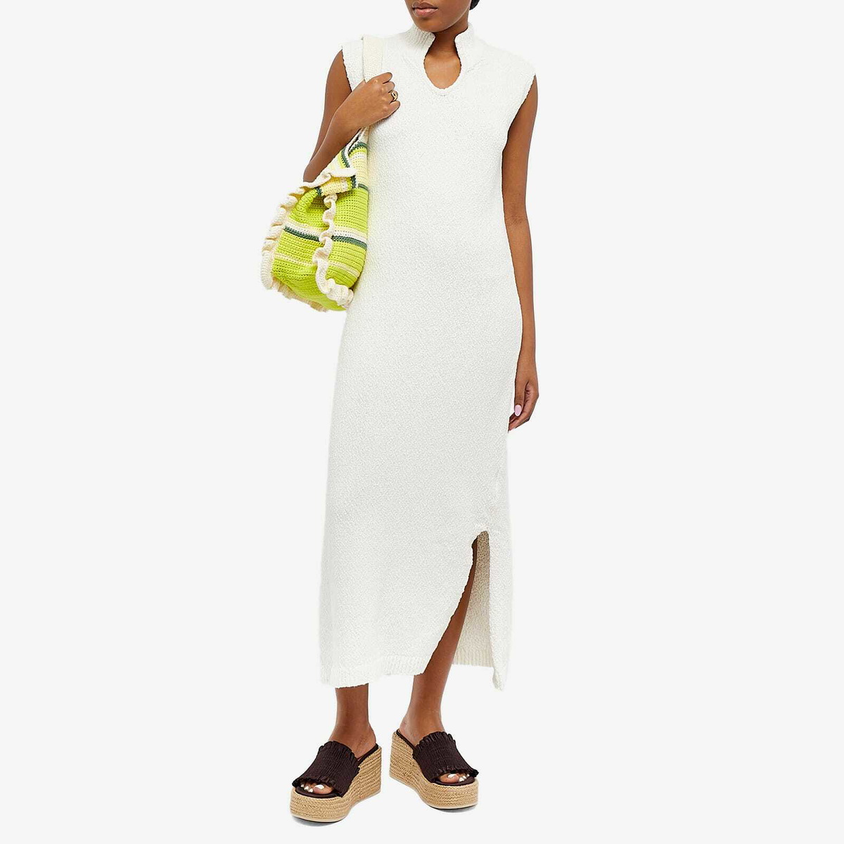Holzweiler Women's Babba Knit Dress in White Holzweiler