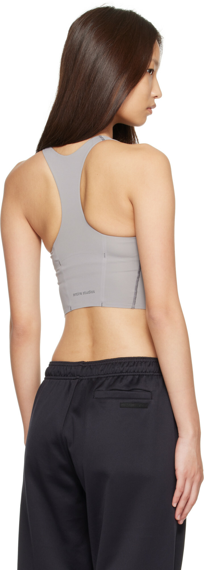 Entire Studios Gray adidas Edition Optime Training Medium Support Sport Bra