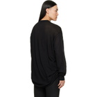 Rick Owens Black Tower Rick S Jumbo LS T-shirt