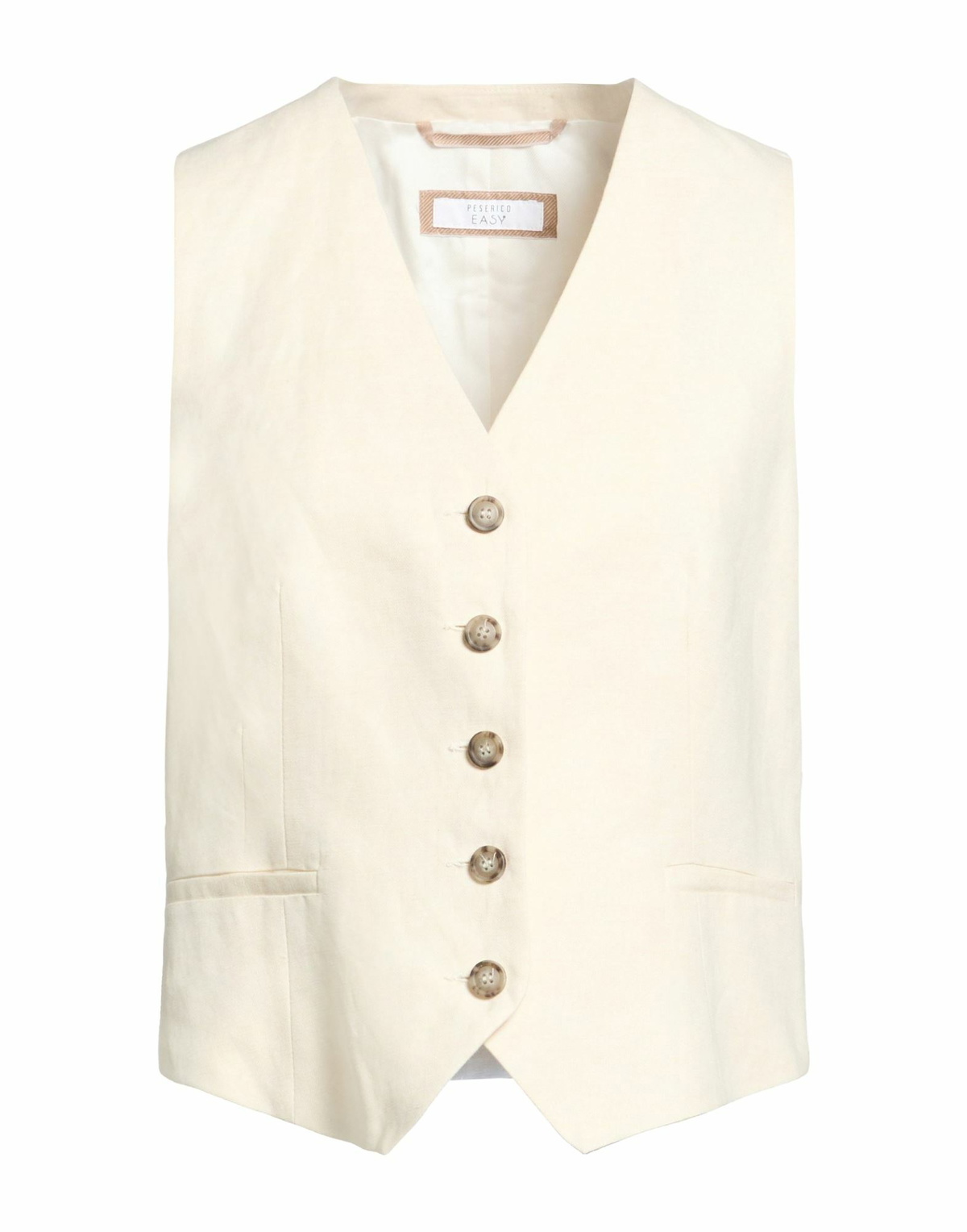 Peserico Womens Tailored Vest Cream