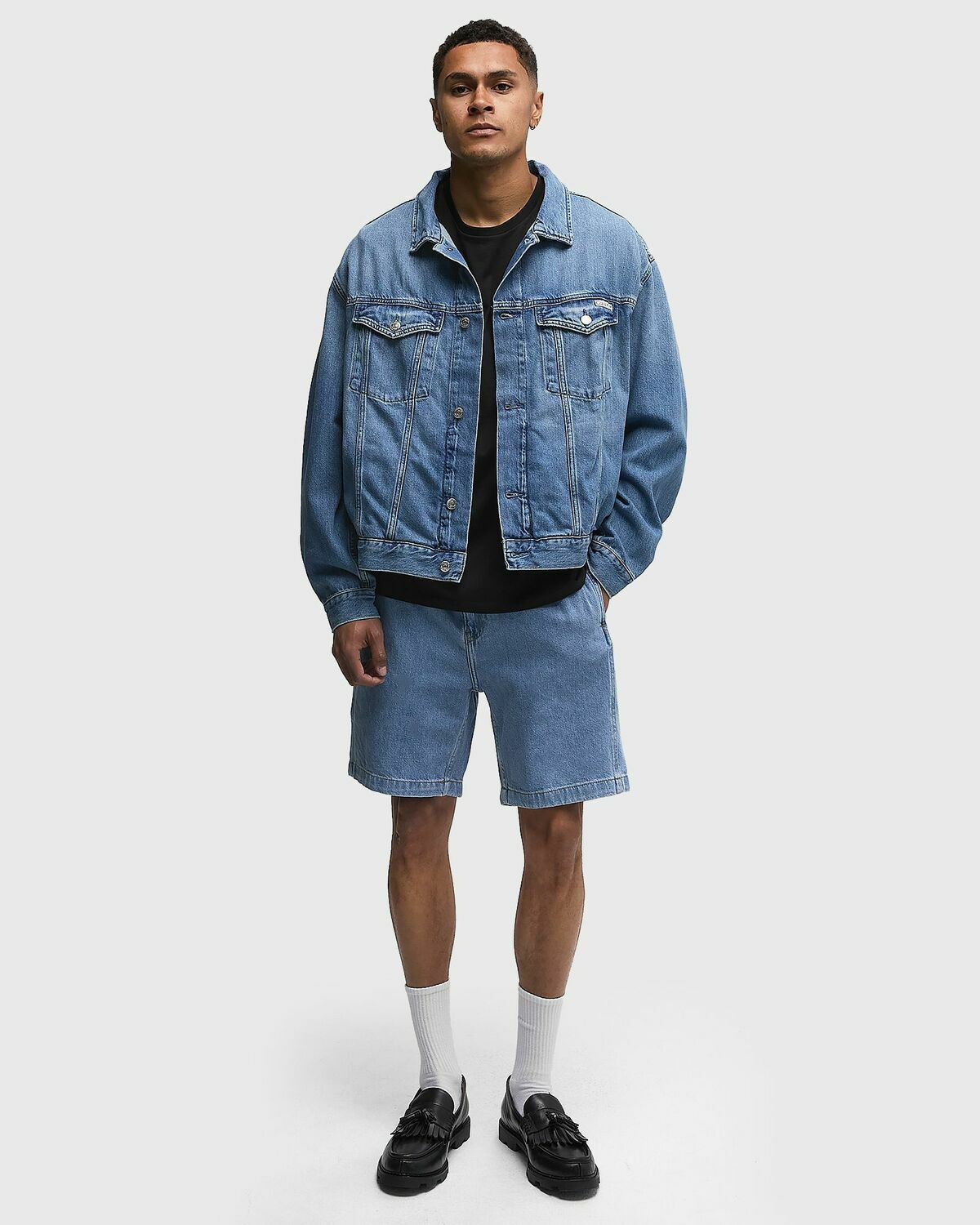 Calvin Klein Jeans RELAXED DENIM JACKET Blue Men