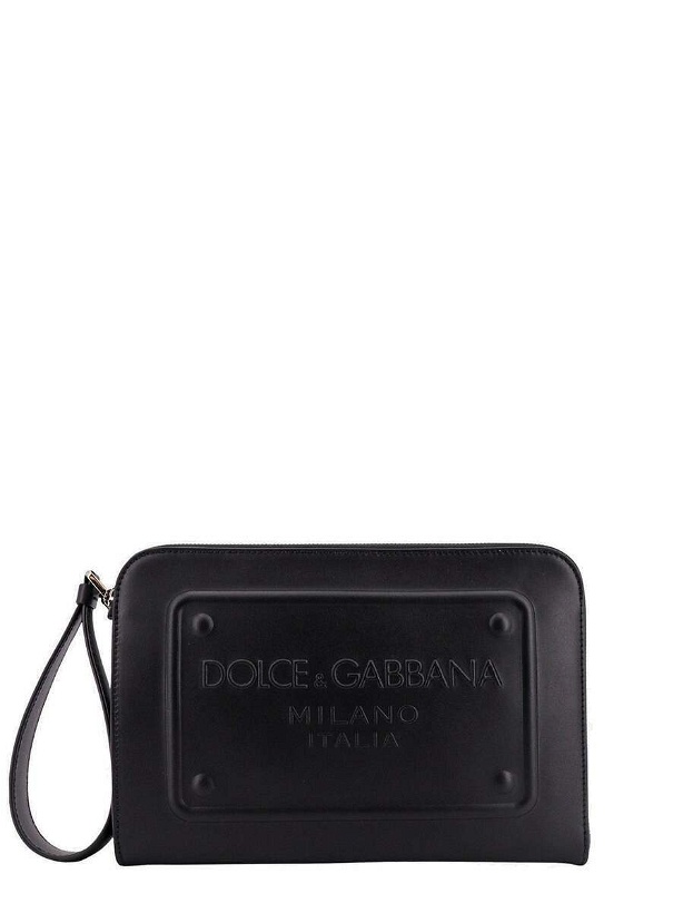 Photo: Dolce & Gabbana   Clutch Black   Mens