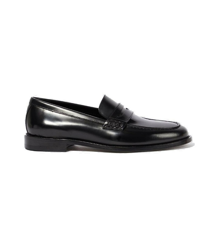 Photo: Manolo Blahnik Perry leather loafers