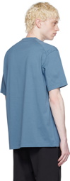 Y-3 Blue Bonded T-Shirt