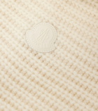 Moncler Ribbed-knit wool and cashmere hood