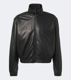 Saint Laurent Leather blouson jacket