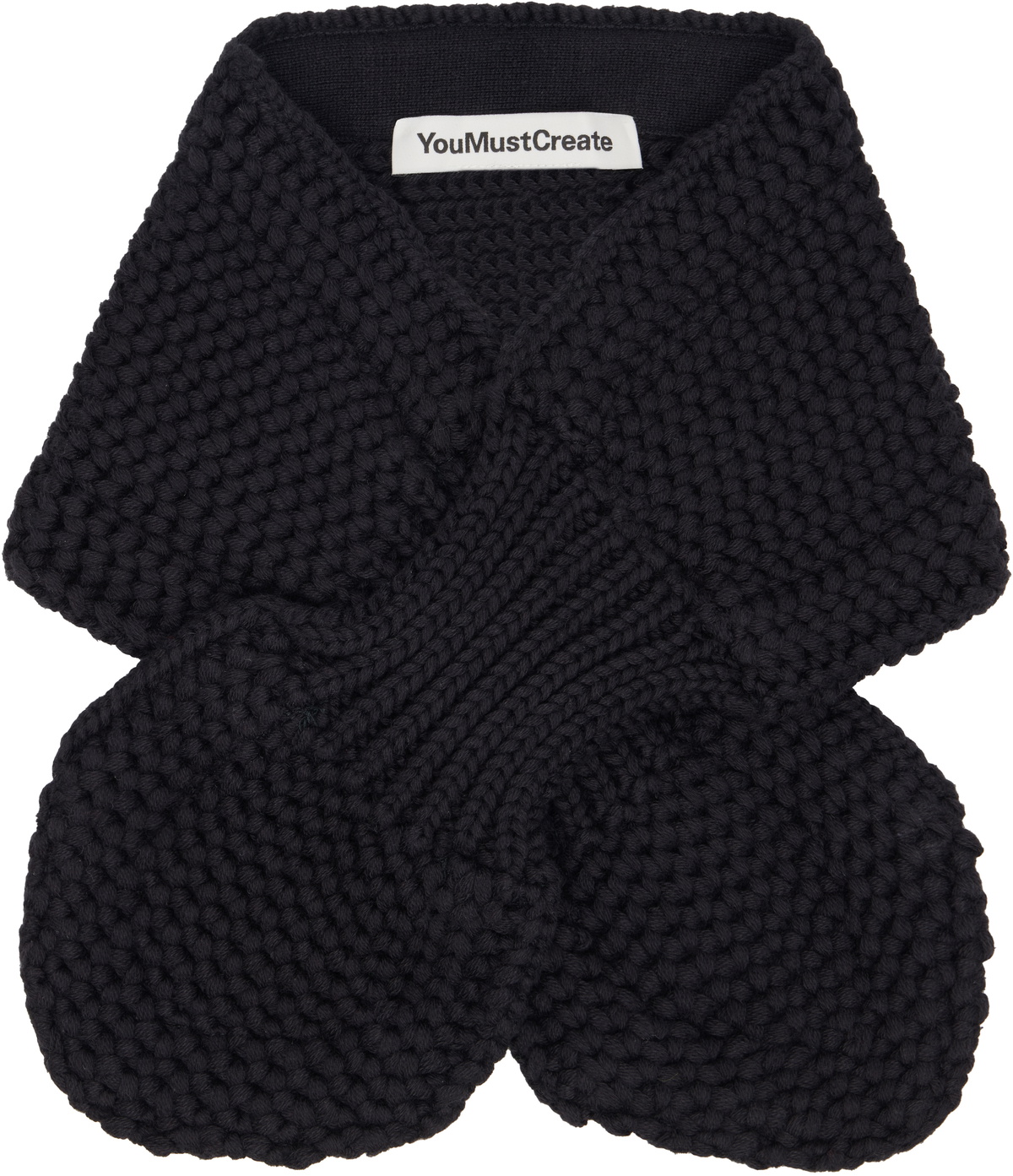 YMC Black Slot Scarf
