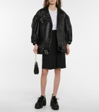 Simone Rocha - Leather biker jacket