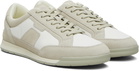 BOSS Beige Satin Low Sneakers