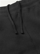 The Row - Dolin Organic Cotton-Jersey Sweatpants - Black
