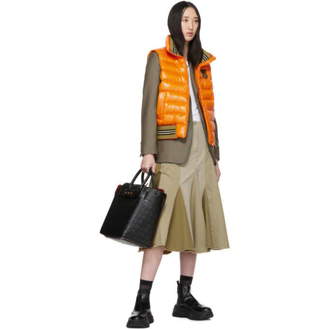 Burberry vest womens store orange