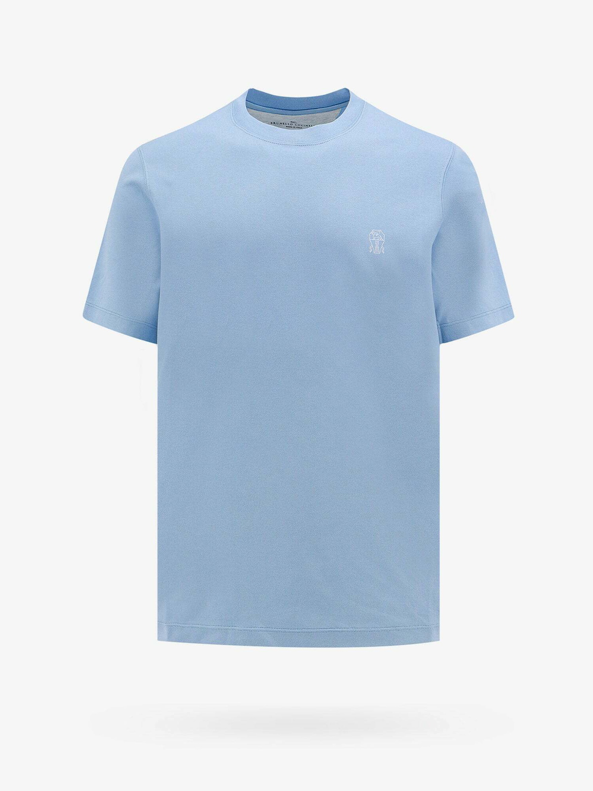Brunello Cucinelli T Shirt Blue Mens Brunello Cucinelli