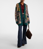 Etro Jacquard wool-blend cardigan