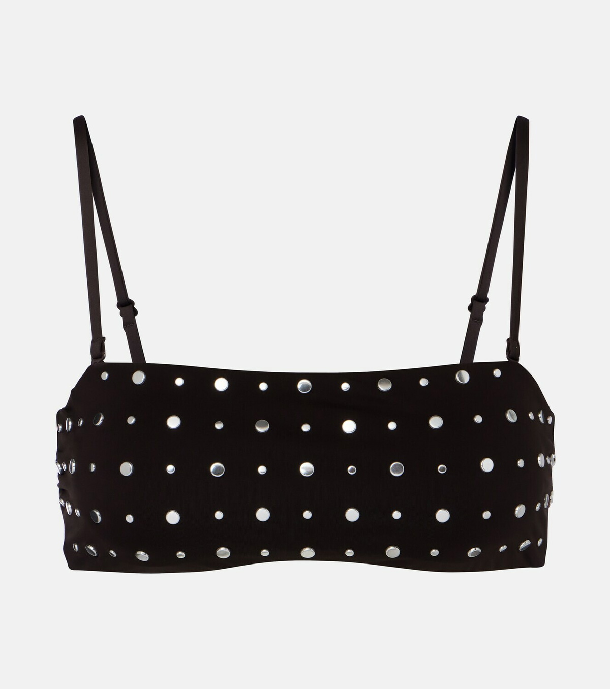 Staud Sara studded bikini top