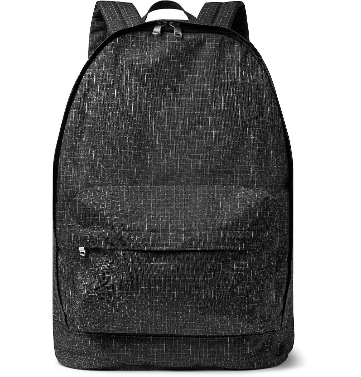 Photo: nonnative - Dweller Logo-Embroidered SPIDELON Ripstop Backpack - Black