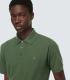 Saint Laurent - Cotton-blend polo shirt