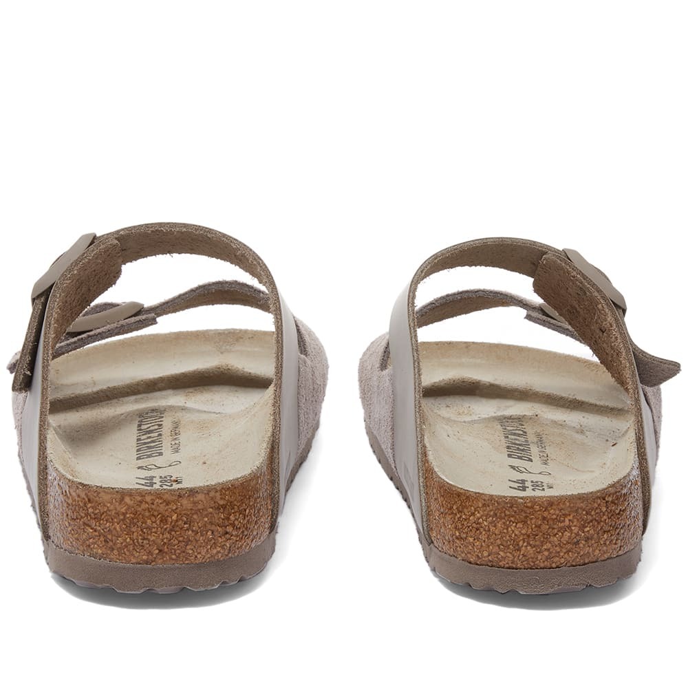 Birkenstock Arizona Split Gray Taupe Regular Fit Sandals Arizona Birkibuc in Color Gray Taupe | BIRKENSTOCK US main image 2