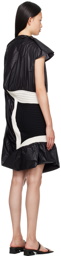 Issey Miyake Black Square Scheme Maxi Dress