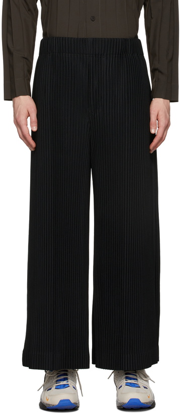 Photo: Homme Plissé Issey Miyake Black Pleats Trousers