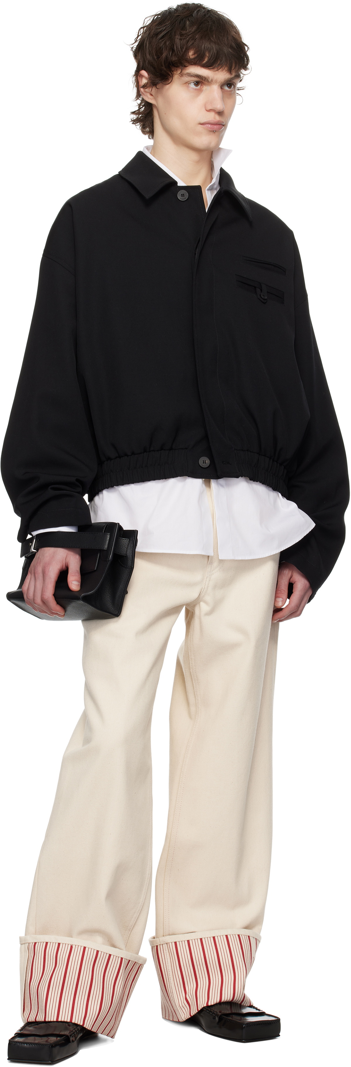 JACQUEMUS Black La Croisière 'The Melao' Jacket Jacquemus
