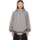 Rick Owens Gray Tower Hun Hoodie