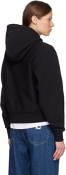 Carhartt Work In Progress Black American Script Hoodie
