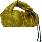 Dries Van Noten Yellow Crinkled Bag